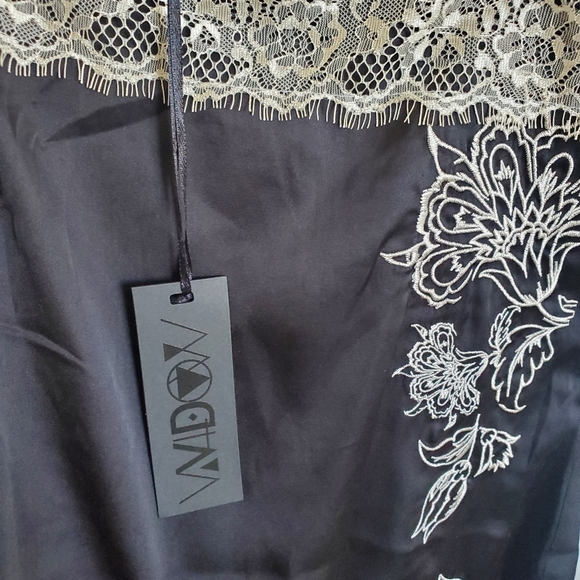 Dolls Kill Widow Black Satin Mini XL - Picture 12 of 12